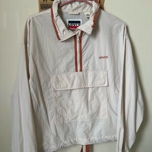 Levi pullover windbreaker jacket